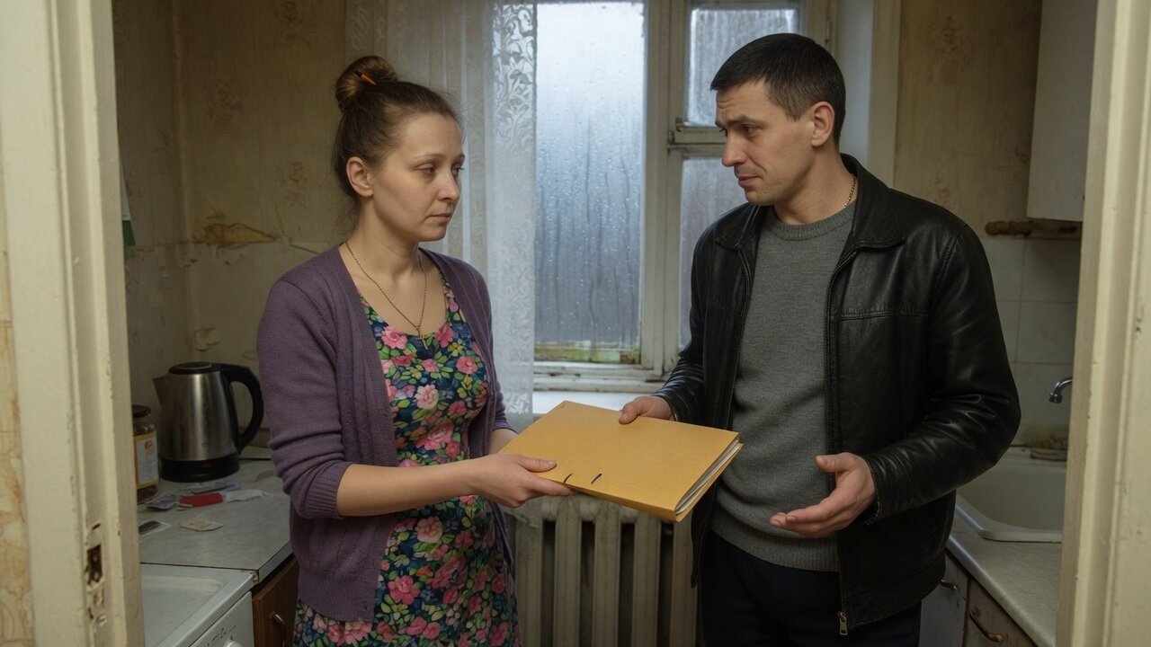 Ольга отдаёт брату папку с условиями: граница вместо «ещё чуть-чуть»