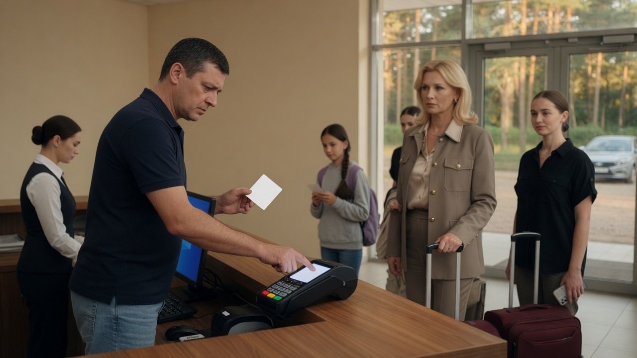 Игорь оплачивает номера после того, как жена отказалась платить за всех