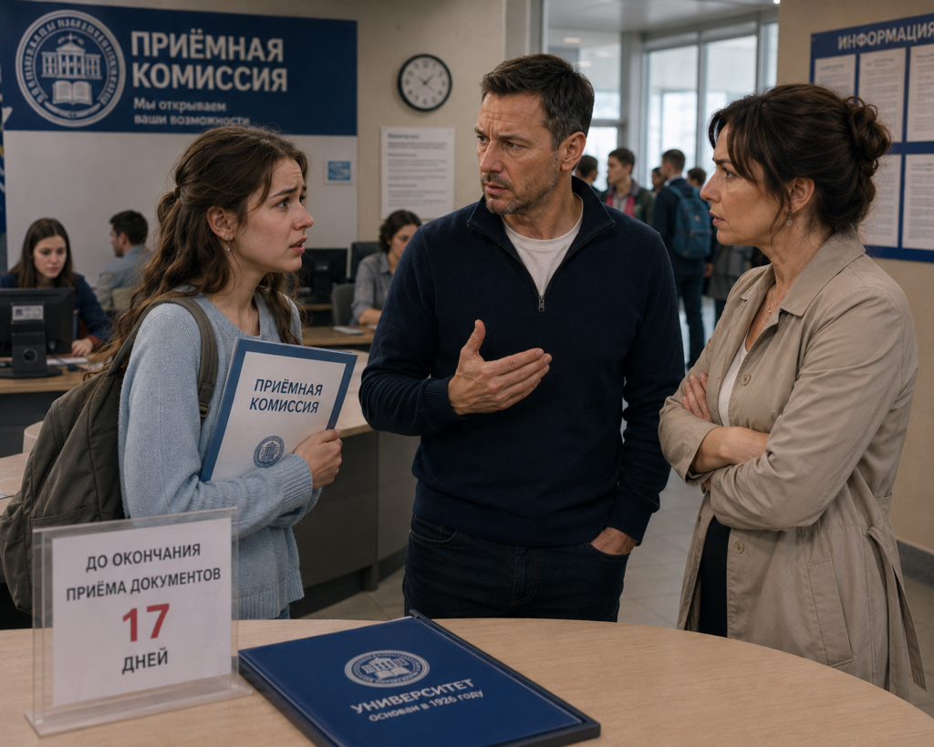 Дочь в приёмной комиссии узнала, что отец забрал почти все накопления на её учёбу, чтобы выручить брата